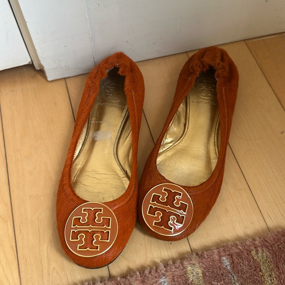 Tory Burch Orange Flats